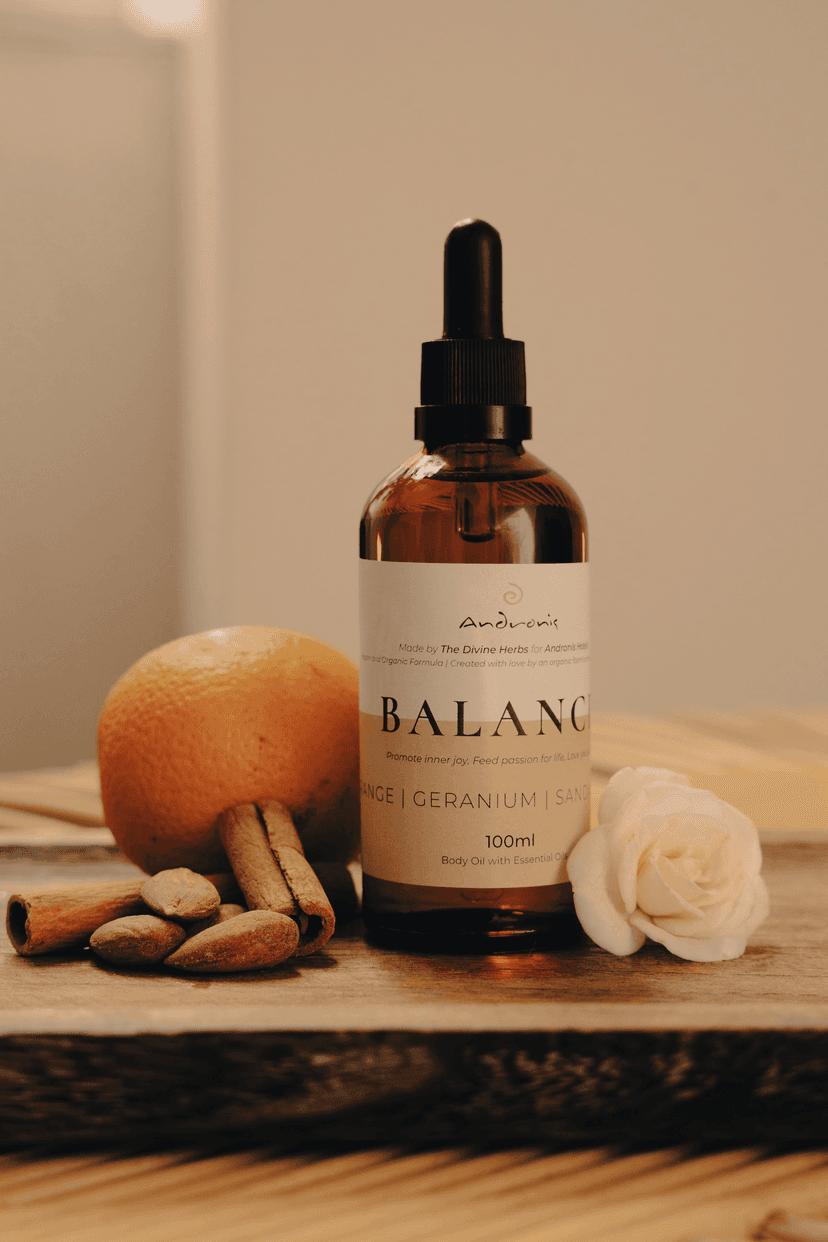 ORANGE, GERANIUM, SANDALWOOD