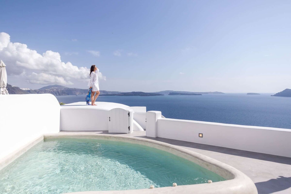 Best Hotels in Oia Santorini island Greece, Andronis